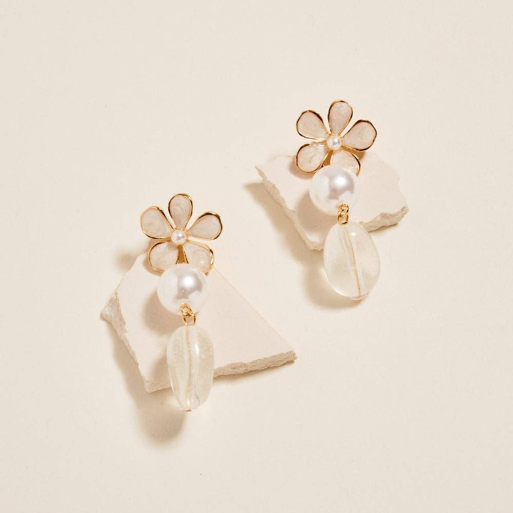 The Petal and Pearl Earring