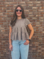 The Golden Hour Ruffle Top