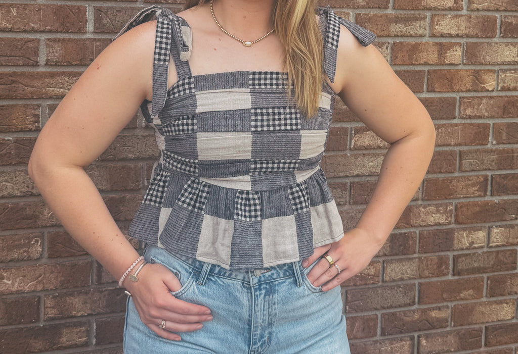 The Rue Tie Top