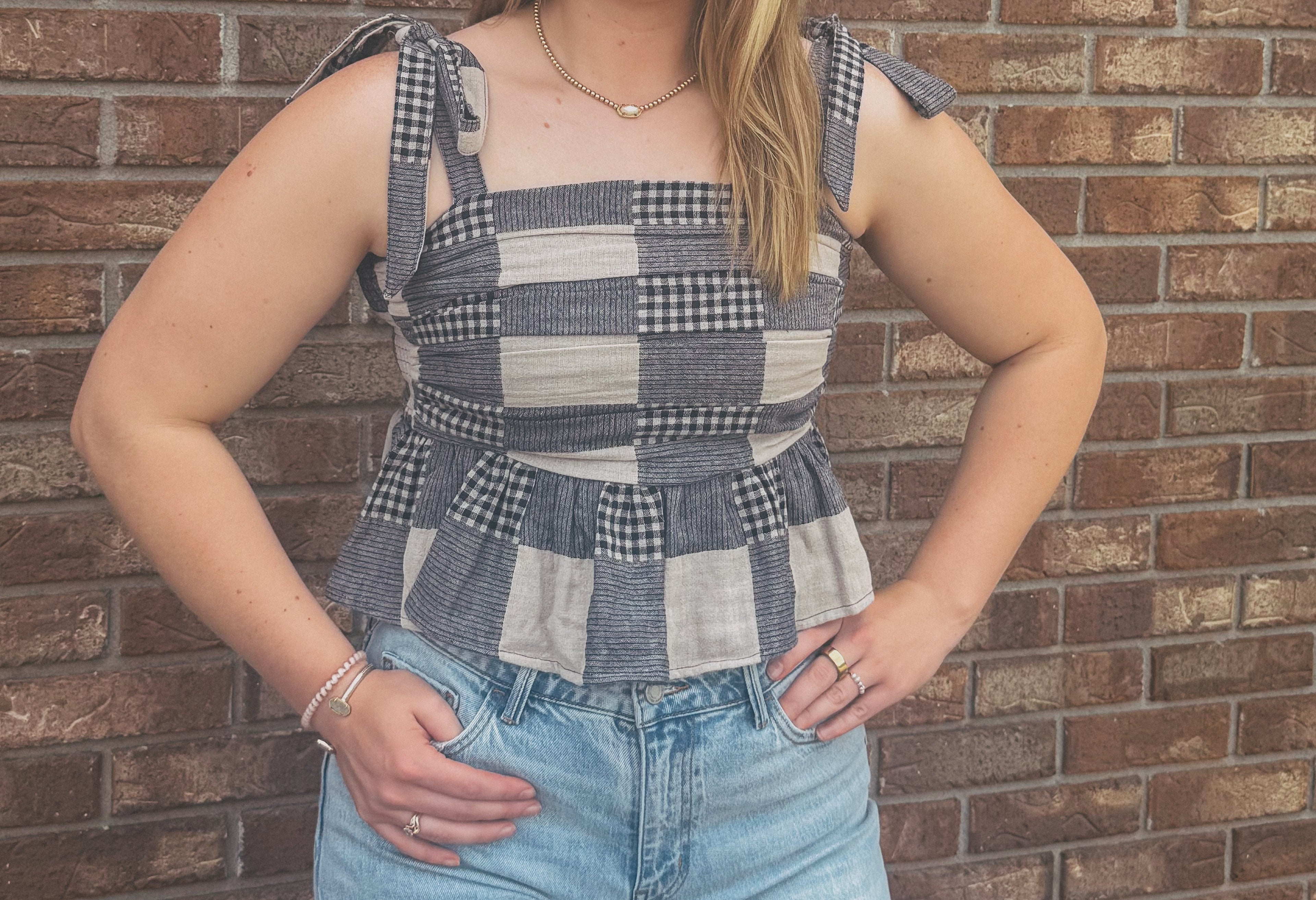 The Rue Tie Top