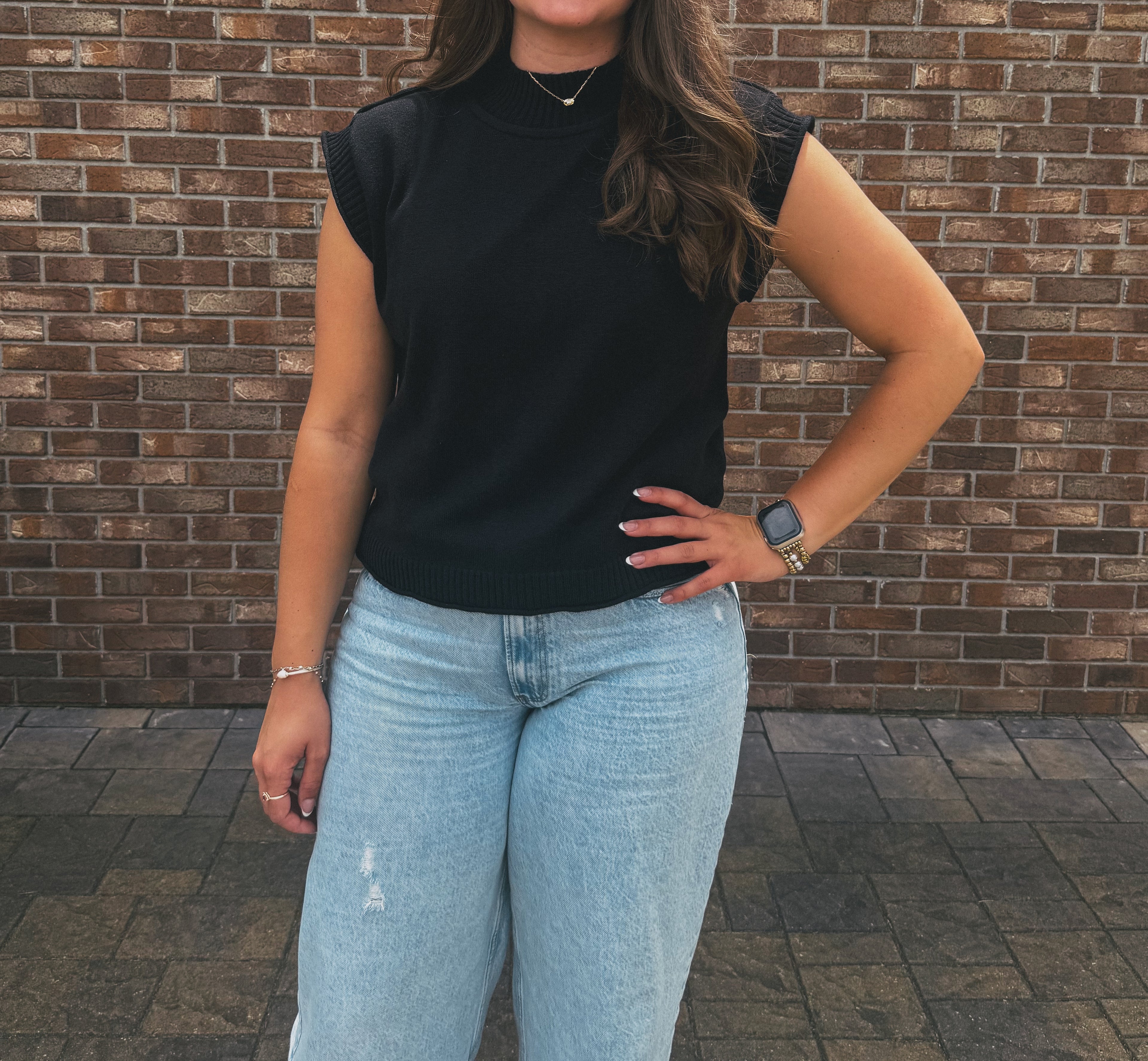 The Noir Knit Top