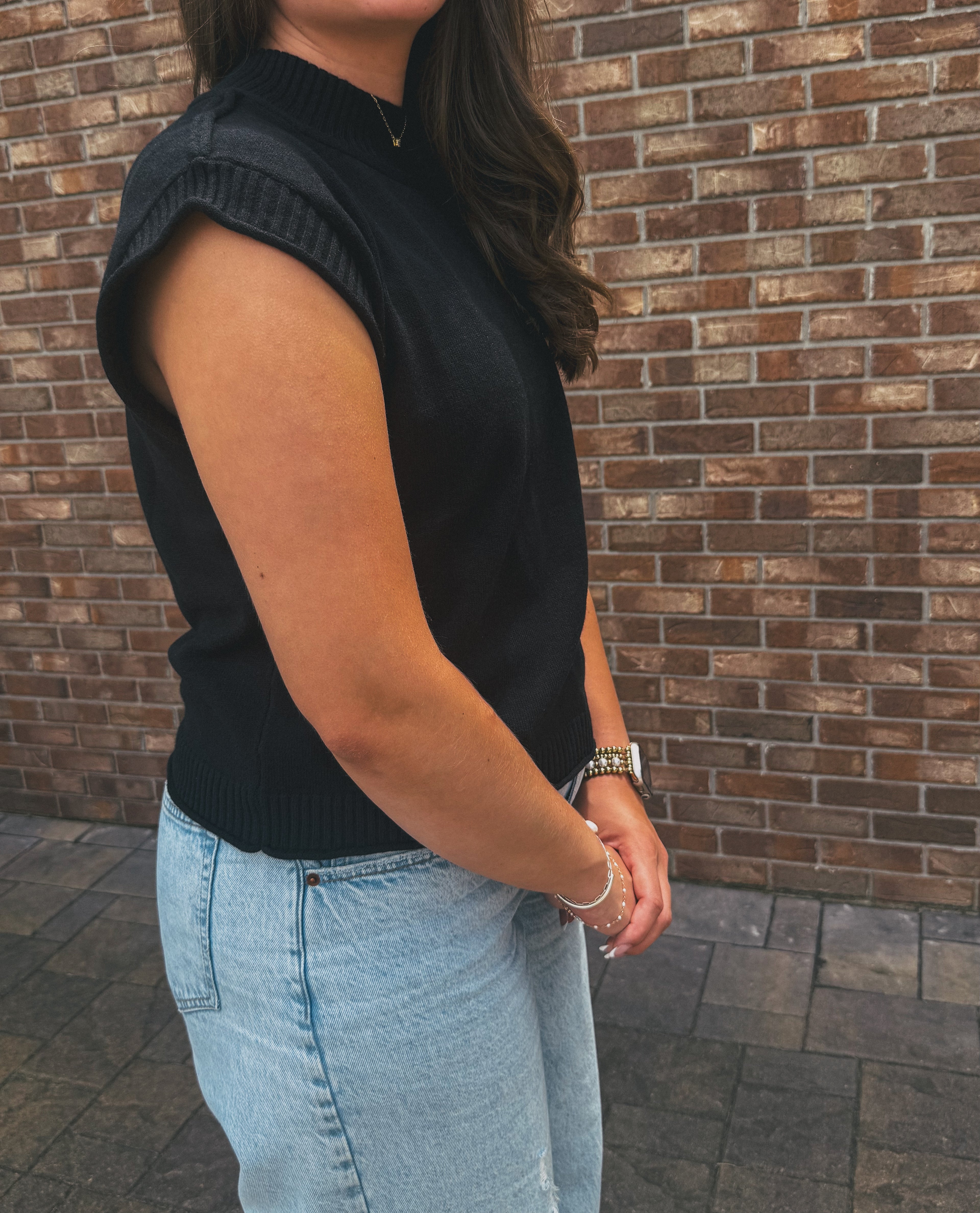 The Noir Knit Top